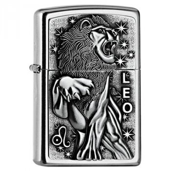 Zapalovač ZIPPO#207, Leo Emblem, Street Chrome - KLASIKA? Pak tedy zipák! Mnoha léty osvědčený benzínový dělník do každého počasí.Gravírujeme rychle a precizně. Skladem, expedice do 24h.