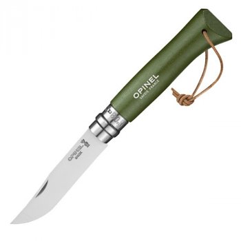 Nůž zavírací OPINEL VRI 8 Khaki - Kapesní nůž, který je pojmem nejen ve Francii, odkud pochází. S možností individuálního popisu. Skladem, expedice obvykle do 24 hodin.  