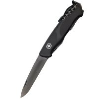 Nůž zavírací RangerGrip 55 Onyx Black Victorinox - Nový monochromní zavírací nůž VICTORINOX. Elegantní provedením, svůdný vzhledem! Skladem, expedice s gravírováním do 48hodin.