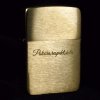 Zippo 1941B Replica Brushed Brass s vlastním popisem - s rytinou