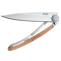 Nůž deejo 1CB002, juniper wood - s gravírováním
